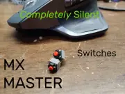 Ultra Silent Switches for MX Master 1,2 and 3, razor and other mice