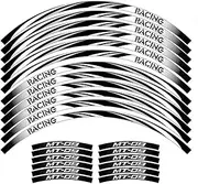 Stickers for MT-09 MT09 MT 09 Motorcycle Reflective Wheel Sticker Racing Rim Stripe Tape Decal Waterproof Accessories (Color : 9)