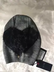 NWT AJ ARMANI JEANS ACRYLIC WOOL ALPACA VISCOSA KNIT BERET HAT SZ II ITALY