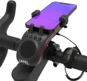 Bicycle Bluetooth Speaker, UPPEL Multifunctional Bike Speaker 10-in-1 LED Light