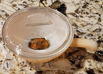 Vintage Fire-King Copper Tint Oven Ware, NWT. 5" Diameter x 3" High x 7" Long