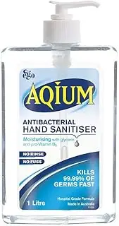 Aqium Antibacterial Hand Gel, 1 liters