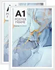 Cooper & Co. Homewares A1 Poster Photo Frames Set of 2, White