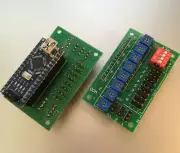 1 Nano V3 board + Nano Shield Pots, Switches, Servo connectors + 10 P/N Cables