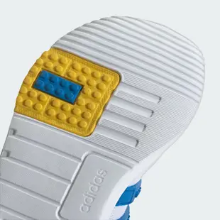 adidas 中童 大童 運動鞋 LEGO RACER TR21 魔鬼氈 童鞋 樂高 積木 可愛 白藍 IF2888