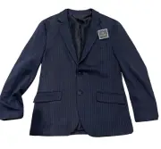 TailorByrd men's Sport Coat Blazer Jacket - size 40R - Navy stripe