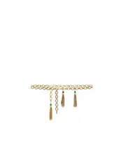 Pompoms belt One size Vintage gold