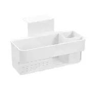 Kitchen Sink Caddy Storage Organiser Sponge Soap Holder Drain Basket Holder Rack