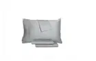 Aq Textiles Percale Solid 4-Pc. Sheet Set, King - Grey