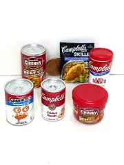 6 CAMPBELL’S Miniature Soups & More Zuru Mini Brands Series 5 LOOK AT THE PICS