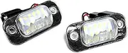 FIQOME 2x LED Licence Number Plate Light White Canbus, for 91-99, for Golf, III 96-01, for POLO, III 93-99 Cordoba 6K Ibiza II Car Number Plate Led Light