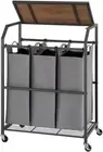 TRINITY HEAVY DUTY LAUNDRY STORAGE WITH WHEELS. 3 BAGS. UP TO 85 Pounds.