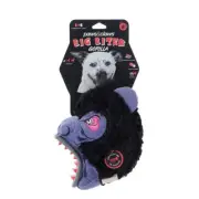 Paws & Claws Big Biter 21cm Gorilla TPR/Plush w/ Squeaker Pet Interactive Toy