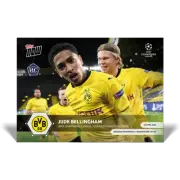 JUDE BELLINGHAM Youngest English goalscorer in UCL history UCL TOPPS NOW BVB RC