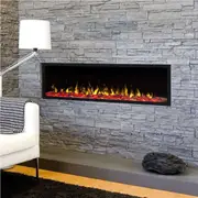 COMO 60 inch Built-in Recessed / Wall Mounted Electric Fireplace Decorative – No heat