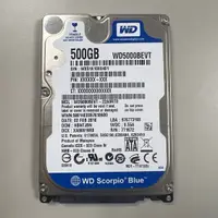 在飛比找蝦皮購物優惠-WD 500G 2.5” HDD(WD5000BEVT) (