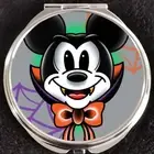 Mickey Mouse Vampire Halloween Fangs Disney Disneyland Makeup Compact Mirror