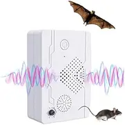 Ultrasonic Bat Repellent, Ultrasonic Pest Mouse Bat Reject Repelling System, Pest Repellent Ultrasonic for House Indoor Pest Bat Removal Repellent, Keep Bat and Pest Flee Away