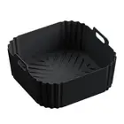 Square Silicone Air Fryer Liners for Ninja AF141 AF140 AF181 AF180 Reusable Baki