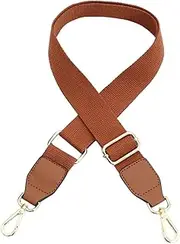 [Segolike] Wide Shoulder Strap Adjustable Replacement Belt Crossbody Bag Strap Replacement Handbag Strap with Metal Swivel Hooks for Women Handbags, brown