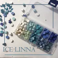 在飛比找蝦皮購物優惠-ICE LINNA嚴選火漆蠟印DIY【藍色系Blue盒裝蠟粒