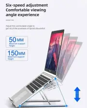 Aluminum Alloy Material Foldable Computer Stand For Laptop Ipad
