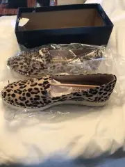 Dr. Scholl’s Find Me Leopard Print Espadrille Loafer Comfort Sneakers, 10 M NEW