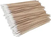 Beatifufu 600 Count Pet Cleaning Swabs 6 Packs Wooden Single Head Cotton Sticks for Safe Pet Ear Grooming
