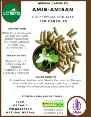 [idHerb] CAPSULE Amis amisan Houttuynia cordata Organic Herbs Fresh Premium