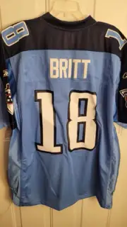 REEBOK NFL PREMIER TENNESSEE TITANS KENNY BRITT JERSEY MEN'S XL