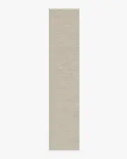 75' x 365' | Machine Washable Runner Rug | Kid & Pet Friendly | Indoor Rug | Melange Solid Light Grey Tufted Rug | Ruggable