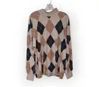 Maurices Womens Felicity Argyle Plaid Blouson Sleeve Top Sweater Relax Fit Sz 2x