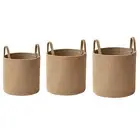 Clothes Hamper Storage Basket Woven Rope Storage Basket for Dorm Living