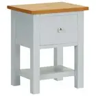 Nightstand 36x30x47 cm Solid Oak Wood Bedroom Furniture Storage Modern Des 88620