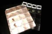 Lot of 18 pages, ea. 20 pockets 2 x 2.for 35mm slides / Coin .Archival by VPD.