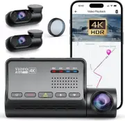 VIOFO 4K HDR Dash Cam Front Interior and Rear, STARVIS 2 IMX678 Sensor, HDR Nigh