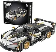 [TUOMU] McLaren GTR Super Car Building Blocks Set, T1004 1:14 Scale Model Kit for Display and Collectible, Race Building Toy for Kids 8+ and Adults, 1242 PCS