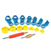 16PCS 6-22mm AC Disconnect Fuel Line Release Tool Car Removal Tool Kit W/ Box k