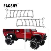 Stainless Steel Tire Snow Chains Anti-skid Chain For 1/18 RC Crawler Car Traxxas