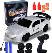 Mini RC Drift Car with Full Proportional Throttle, 1:24 Remote Control Car 4WD D