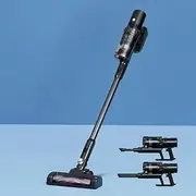 [Devanti] Cordless Vacuum Cleaner, Stick Vacuum Handheld Hand Held Strong Suction Bagless Brushless Handstick Stick, Recharge 350W Compact Dustbuster Sweeper Dust Buster Portable for Home Car Stairs