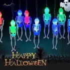 3D Skeleton Lantern String 8 Mode Timers Decor Lamp LED Colored Lights Outdoor