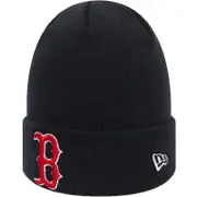 New Era Boston Red Sox MLB Baseball Essential Knitted Winter Beanie Hat - Navy One Size