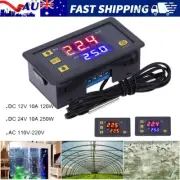 LCD Digital Temperature Controller Thermostat Switch Sensor Meter W3230 12V 24V