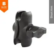 RAM Composite Short Double Socket Arm 1" Balls