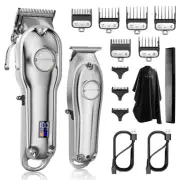 ® PRO Professional Hair Clippers for Men- Hair Cutting Kit & Zero Gap T-Blade...