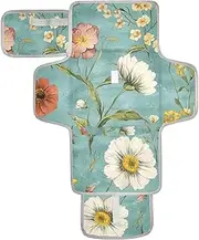 Reusable Changing pad Baby with Tissue Pocket Baby Portable Changing pad Lightweight & Foldable Changing Station
