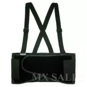 Heavy Duty Weight Lift Lumbar Lower Back Waist Support Belt Brace Suspender Work