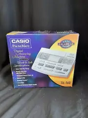 NOS Casio PhoneMate TA-160 Digital Answering Machine w Caller ID