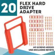 20Pcs 2.5" to 3.5" Adapter Bracket SSD HDD Hard Drive Mounting Tray Caddy Bay